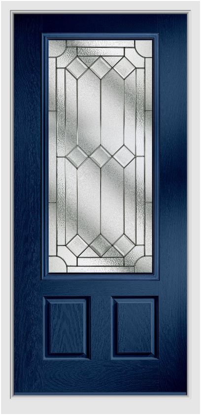 Glazed composite door