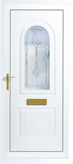 Glazed uPVC front doors