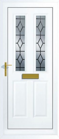 CL4 Glazed uPVC front door