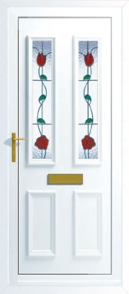 Climbing rose Front door with glazing options