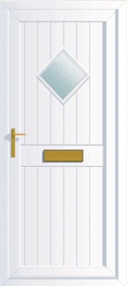 Glazed uPVC front door