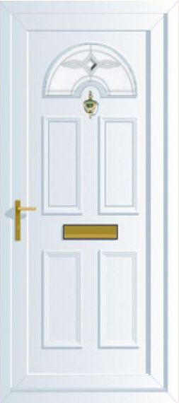 clear elegance Georgian uPVC door