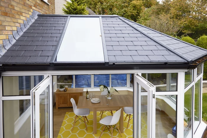Insulated conservatory roof