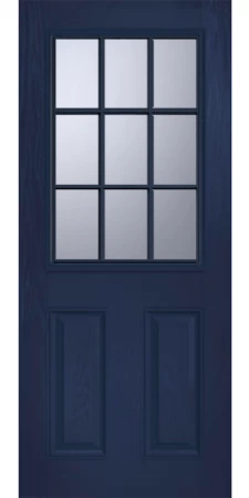 super-georgian Glazed front door
