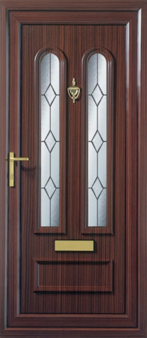 Glazed front door