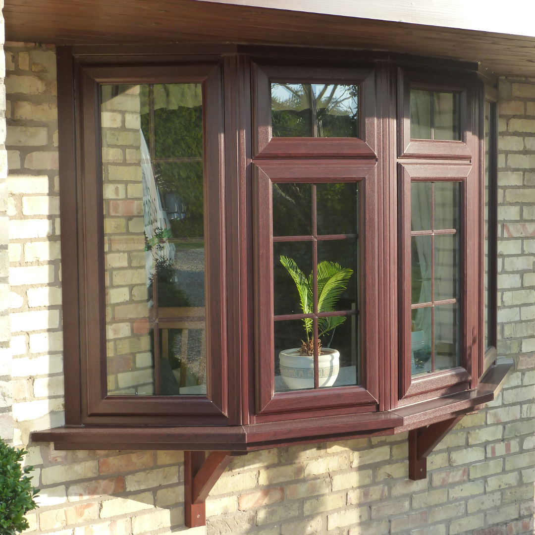double glazed Bow windows